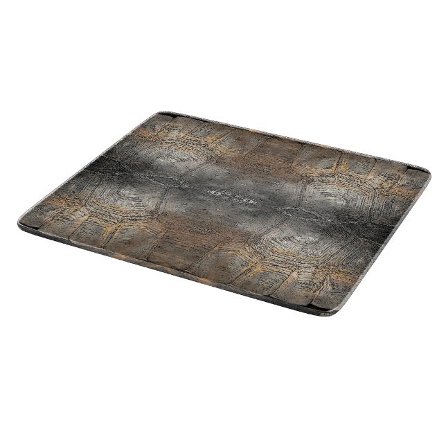 Gopher Tortoise Shell Pattern Cutting Board (Corner)