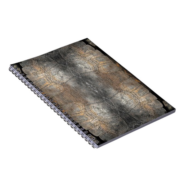 Gopher Tortoise Shell Pattern Notebook (Right Side)