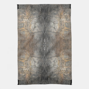 Gopher Tortoise Shell Pattern Tea Towel