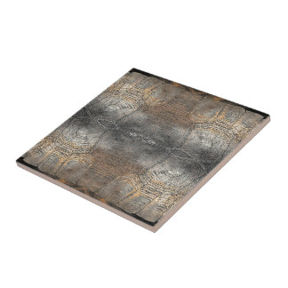 Gopher Tortoise Shell Pattern Tile