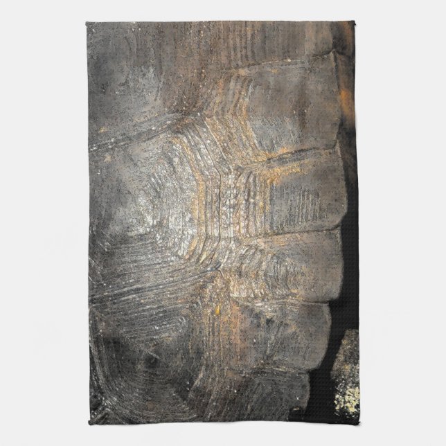 Gopher Tortoise Shell Tea Towel (Vertical)