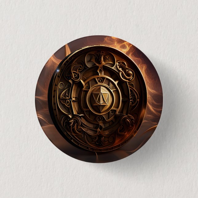 Gorby Token: 1 Bardo Buck 3 Cm Round Badge (Front)