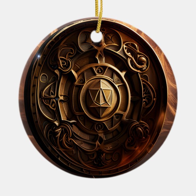 Gorby Token: 1 Bardo Buck Ceramic Tree Decoration (Front)