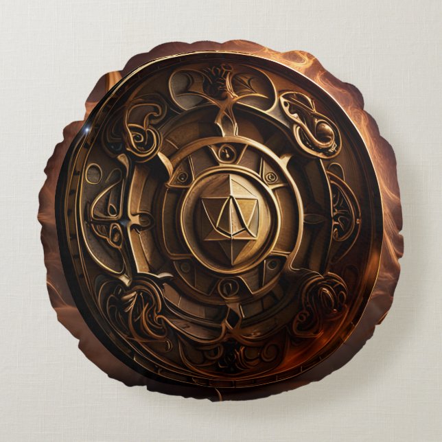 Gorby Token: 1 Bardo Buck Round Cushion (Front)
