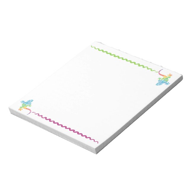 Gordie the Gecko Notepad (Rotated)
