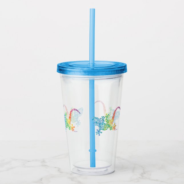 Gordie the Gecko tumbler (Front)