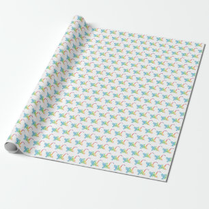Gordie the Gecko wrapping paper by Sue Weidlich