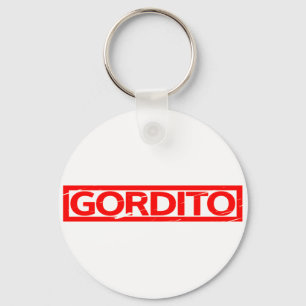 Gordito Stamp Key Ring