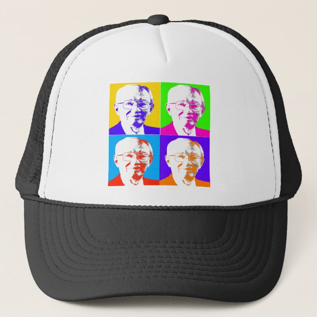 Gordon B. Hinkley Pop Art Trucker Hat (Front)