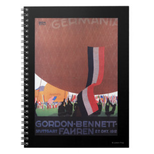 Gordon Bennett Hot-Air Balloon Race Notebook
