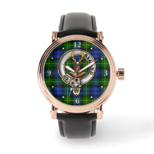 Gordon Clan Badge & Tartan   Watch