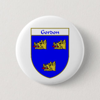 Gordon Coat of Arms/Family Crest 6 Cm Round Badge