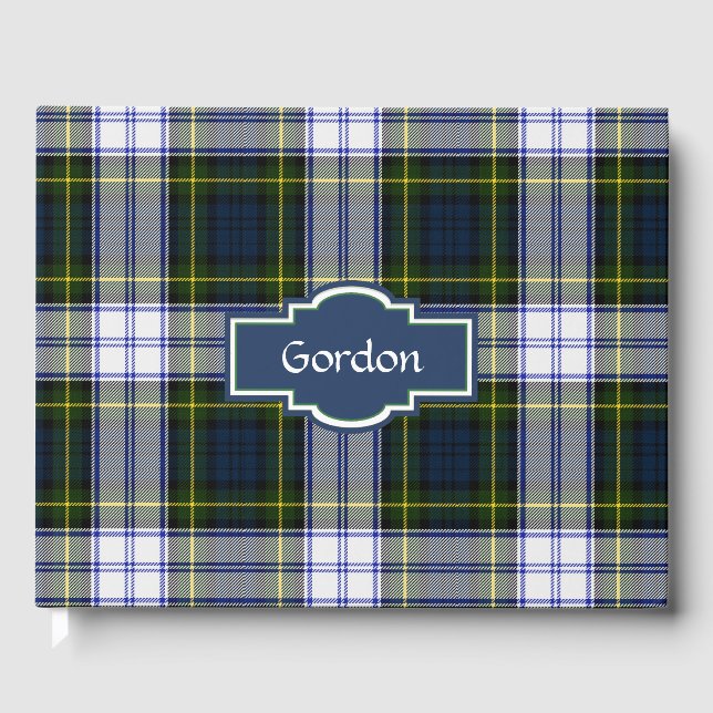Gordon Dress Plaid Guest Book (Front)