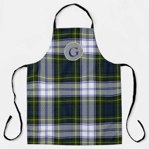 Gordon Dress Tartan Plaid Monogrammed Apron