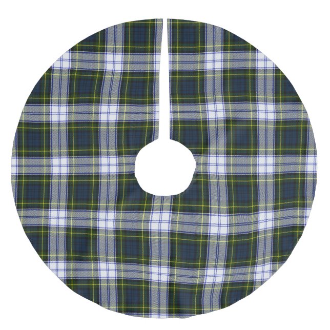 Gordon Dress Tartan Plaid Tree Skirt (Front)