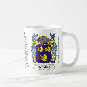 Gordon Family Crest on a mug