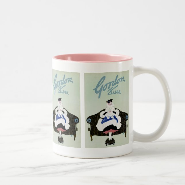 Gordon Furs Two-Tone Coffee Mug (Right)