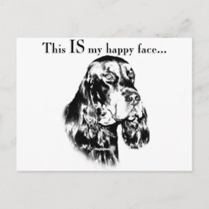 Gordon Happy Face Postcard