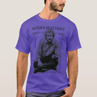 Gordon Lightfoot Retro Style Fan Design 2 T-Shirt