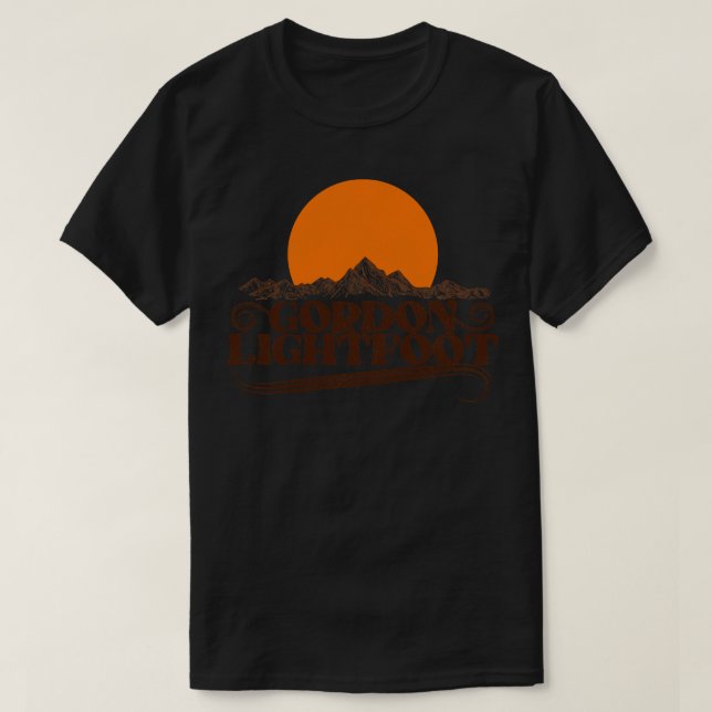 Gordon Lightfoot Rising Sun T-Shirt (Design Front)