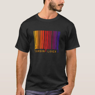 "GORDON LOVER" Colored Barcode T-Shirt