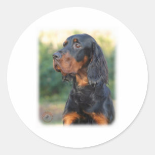 Gordon Setter 9Y109D-021 Classic Round Sticker