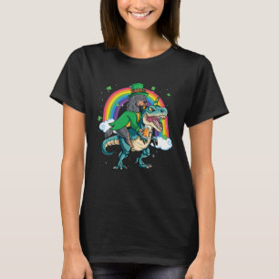 Gordon Setter Beer Dino Rex Horn Rainbow T-Shirt