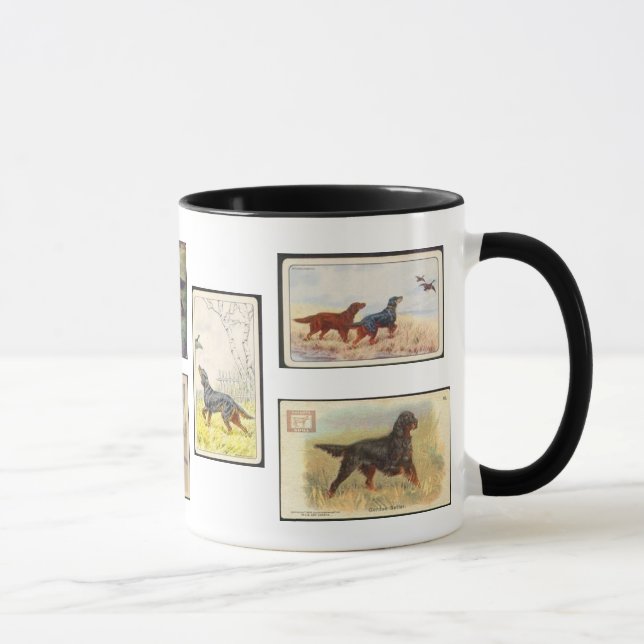 Gordon Setter Cigarette Cards Ceramic Mug (Right)