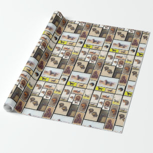 Gordon Setter Cigarette Cards Wrapping Paper