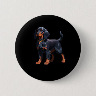 Gordon Setter Classic T-Shirt 6 Cm Round Badge