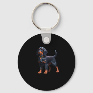 Gordon Setter Classic T-Shirt Key Ring