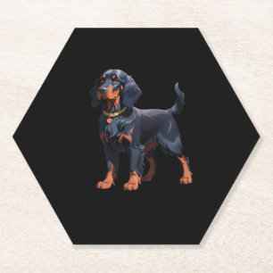 Gordon Setter Classic T-Shirt Paper Coaster