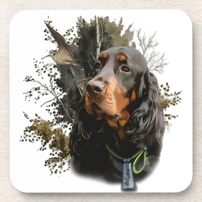 Gordon Setter  Coaster (Front)