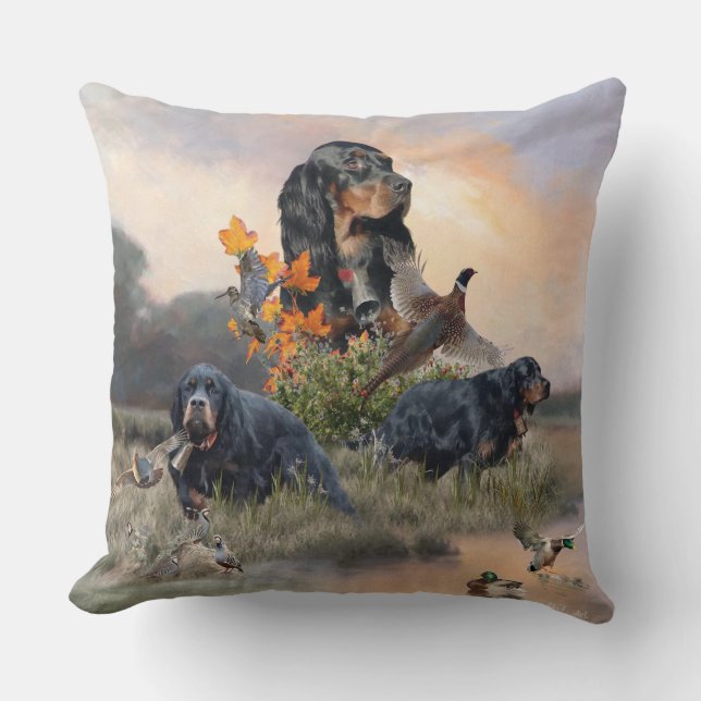Gordon Setter  Cushion (Front)