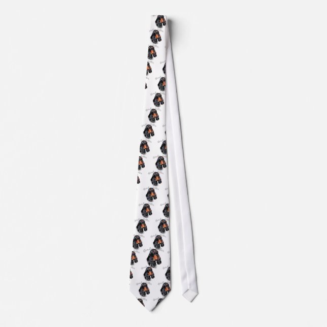 Gordon Setter Dad 2 Tie (Front)