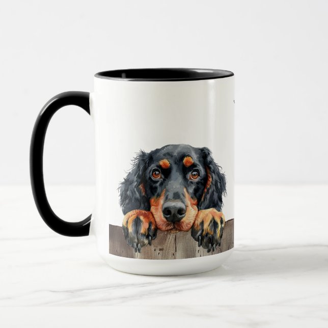 Gordon Setter Dog Mug (Left)