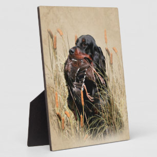 Gordon Setter , Duck hunting Plaque