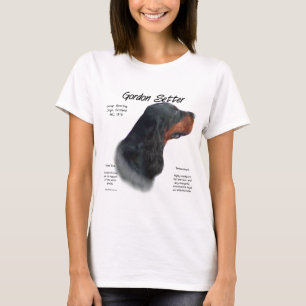 Gordon Setter History Design T-Shirt