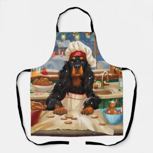 Gordon Setter Holiday Baking: Festive Christmas Apron