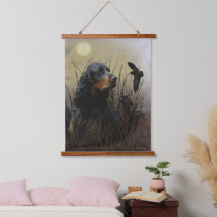 Gordon Setter , Hunting companion  Hanging Tapestry