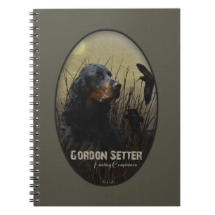 Gordon Setter , Hunting companion  Notebook