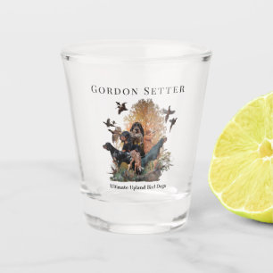 Gordon Setter,hunting season Shot Glass