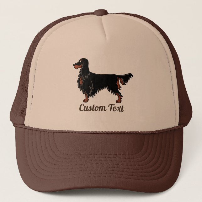 Gordon Setter Icon Trucker Hat (Front)