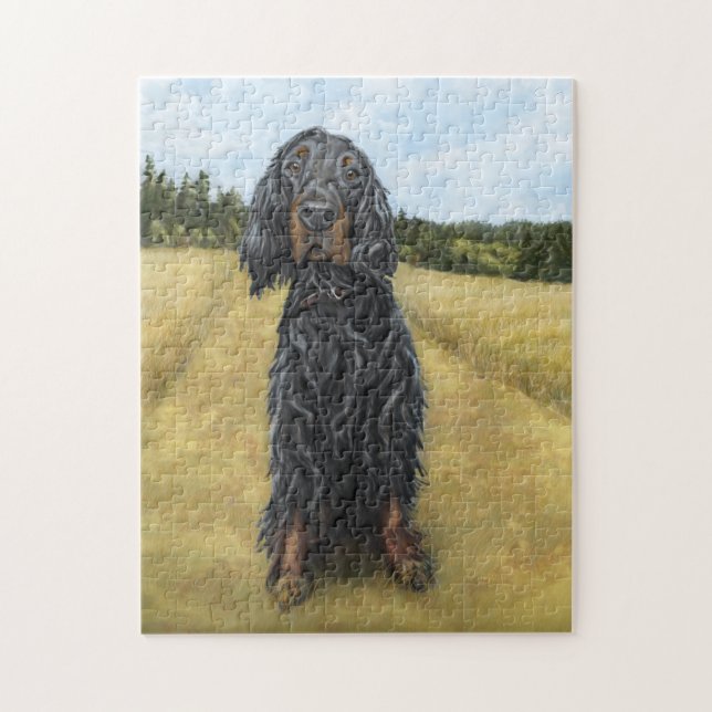 Gordon Setter Jigsaw Puzzle (Vertical)