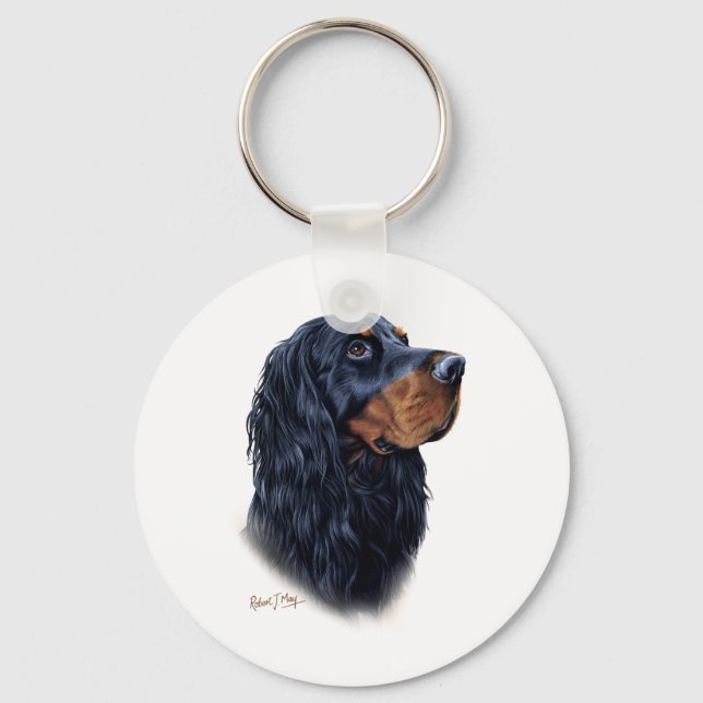 Gordon Setter Key Ring (Front)