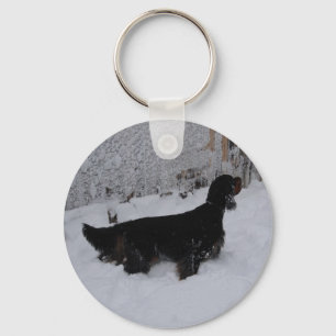 Gordon Setter Keychain