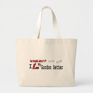 Gordon Setter Large Tote Bag
