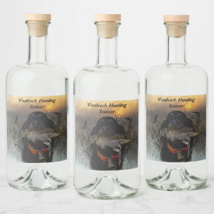 Gordon Setter  Liquor Bottle Label