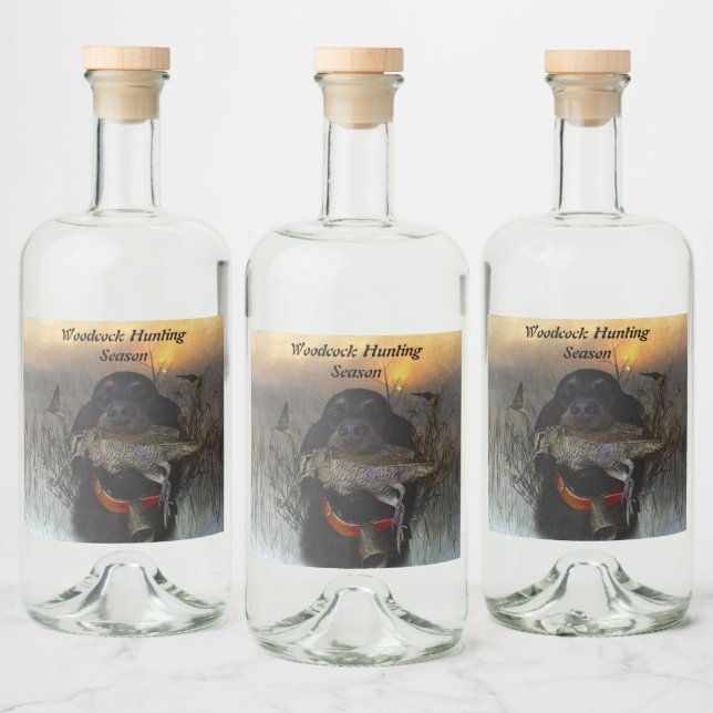 Gordon Setter  Liquor Bottle Label (Bottles)
