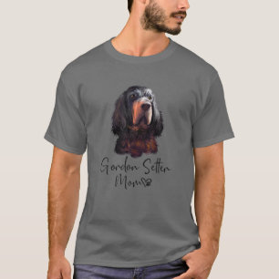 Gordon Setter Mom Cute Puppy Dog Owner Gordon Sett T-Shirt